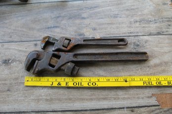 2 Lawson Pipe Wrenches