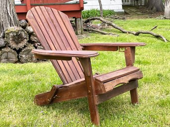 A Pine Adirondack Chair