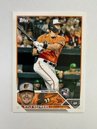 2023 Topps Series 1 Kyle Stowers RC Rookie Orioles