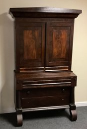 Antique American Empire Secretary