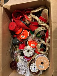 Huge Lot Holiday Ribbon