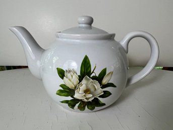 Magnolia Blossom Design Teapot