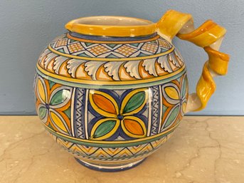 Handmade Italian Ceramic Jug