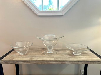 Three Beautiful Simon Pearce Bowls Vintage (LOC: W1)