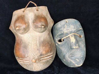 African Art Body And Face Masks