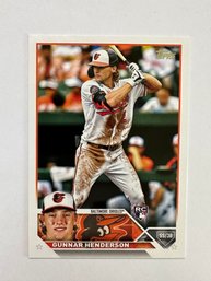 2023 Topps Series 1 Gunnar Henderson Rookie RC Orioles