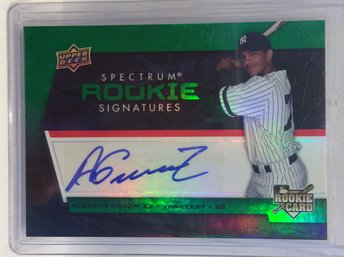 2008 Upper Deck Spectrum Green Alberto Gonzalez Rookie Signatures - K