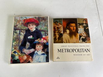 Lot Of 2 Coffee Table Books Renoir And Paintings From The Metropolitan Museum Of Art