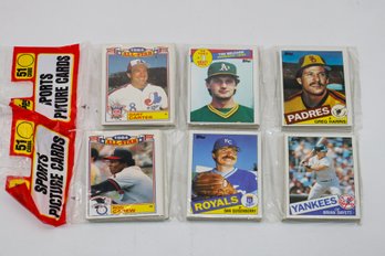 2 1984 Unopened Topps Baseball Rack Packs