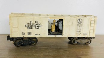 Vintage Lionel O Gauge 3472 Automated Refrigerated Milk Car