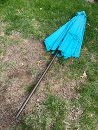 Blue Patio Umbrella