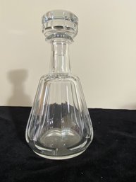 Clear Glass French Baccarat Decanter
