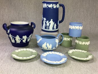 Wonderful Group Of Eight (8) Pieces Of Vintage WEDGWOOD Porcelain - Many Shapes & Styles - All In Good Shape