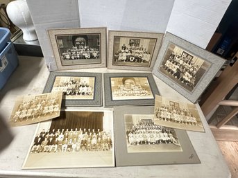 Lot Of 1948 School Class Photos Of The Students Lincoln School Crown Studios 9 Photos. LH / D3