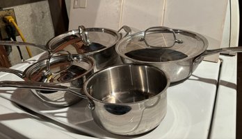 Lot Of Cuisinart Cookware Pots Pans