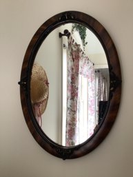 Oval Framed Mirror