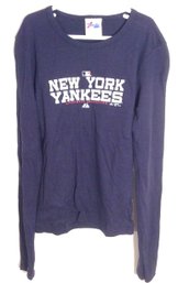 Majestic New York Yankees Long Sleeve Shirt New Without Tags Size Small