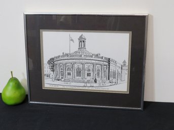 Al Massa Black & White Print - The Old Post Office - Kingston, NY