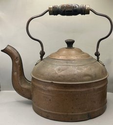 Large Vintage Copper Teapot