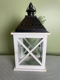 Wood Lantern Decor Piece