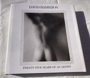 DAVID HAMILTON- 25 YEARS OF THE ARTIST- Large Hardcover Erotica Photography Book By The Famed Artist