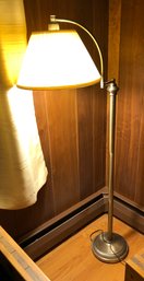 Brass Standing Lamp - Crack In Shade