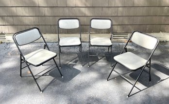 Set Of 4 Vintage Samsonite Folding Chairs