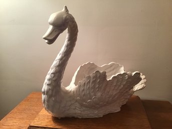 Large Swan Planter