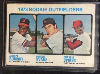 1973 Topps Dwight Evans Rookie - K