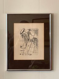 Salvador Dali 'Don Quixote' Etching With COA