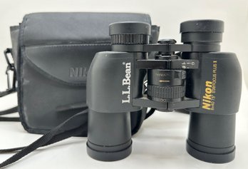 Nikon L.L. Bean Stayfocus Plus II Binoculars In Case