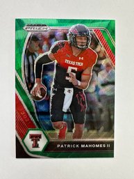 2021 Panini Prizm Draft Patrick Mahomes Green Wave Prizm