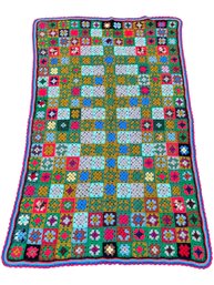 Handmade Crochet Blanket - 42 X 64