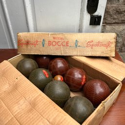 A Vintage Set Of Bocci By Sportcraft - In Original Box