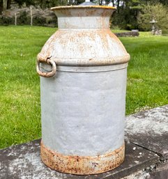 A Vintage Hudson Valley Dairy Milk Can