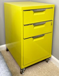 A Grand Modern Metal File Cabinet, Possibly CB2