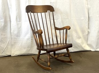A Fine Quality Oak Rocking Chair