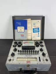 EICO Model 625 Tube Tester With Original Manuals And Papers