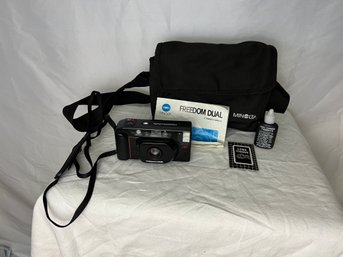 Minolta Freedom Dual Camera With Accessories