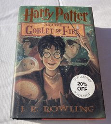 HARRY POTTER AND THE GOBLET OF FIRE- 1st American Edition Hardcover With Dust Jacket