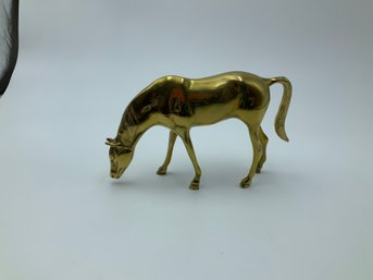 Brass Horse Sculpture