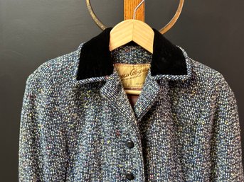 A Stylish Vintage Mid-Century Women's Coat, Pick Stitch