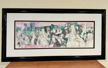 Pencil Signed LeRoy Neiman Lithograph Titled Polo Lounge