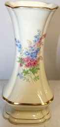 Vintage Vase Hand Painted Gilded Trim