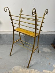 Vintage Metal Media Rack