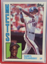 1984 Topps Darryl Strawberry Rookie - K