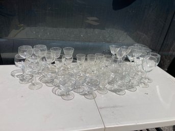 Wine, Corgial, Shot, And More Glass/crystal  Ware No Chips Sets Of 2 To 6