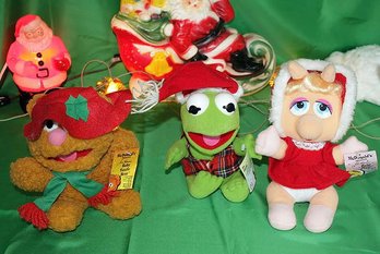 Muppet Babies Mc Donalds Happy Meal Plush Christmas Toys 3 Pcs