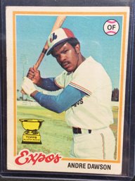 1978 Topps Andre Dawson Rookie Cup Card - K