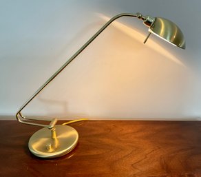 Brushed Brass LED Desk Lamp